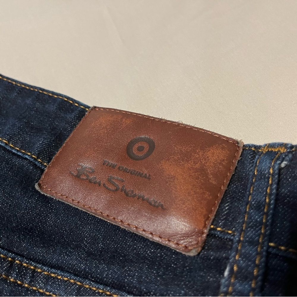 Ben Sherman Raw Dark Blue Denim - Picture 2 of 13